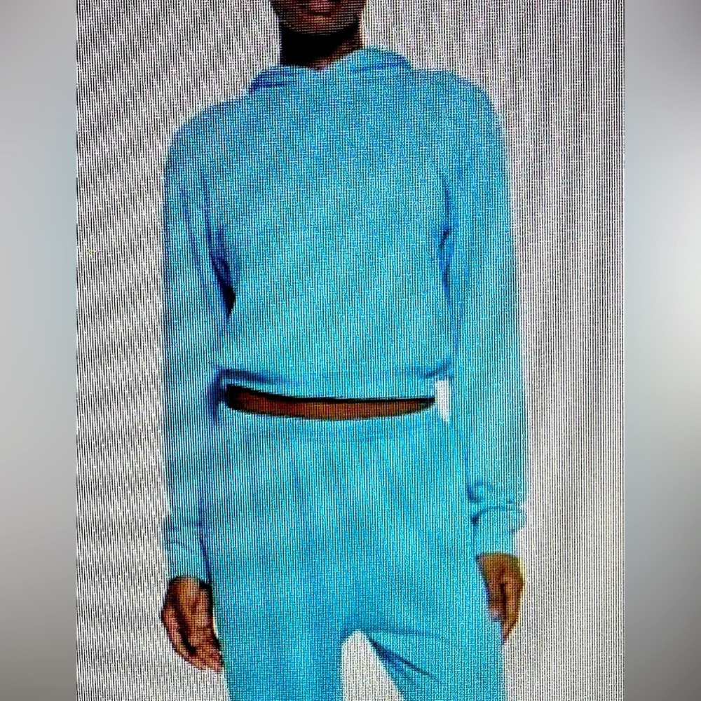 Skims modal French terry classic hoodie, cyan, size 3X, NWT